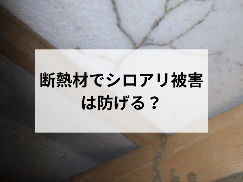 断熱材でシロアリ被害は防げる？